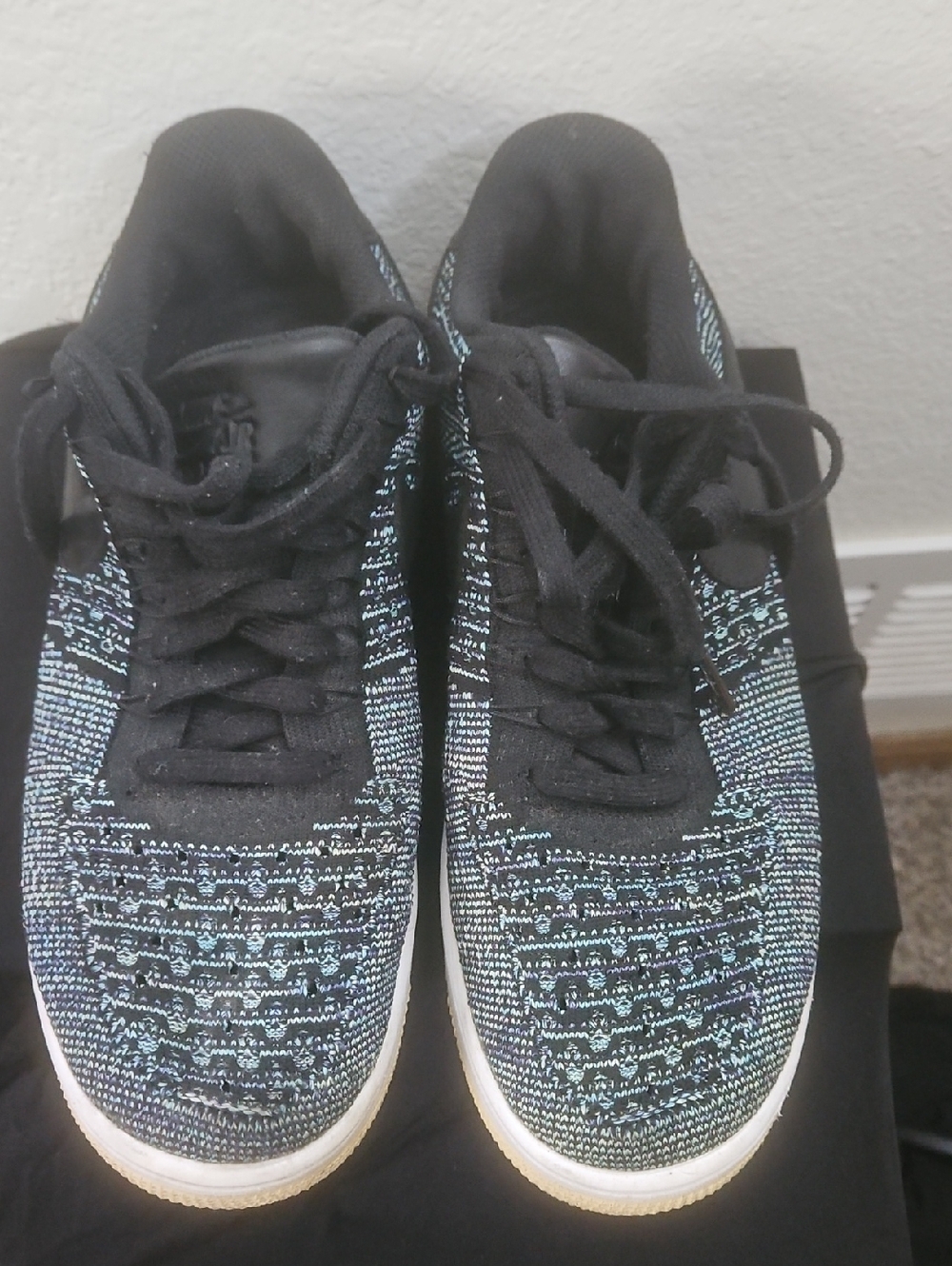 Nike Black and White Shoe Interior Label